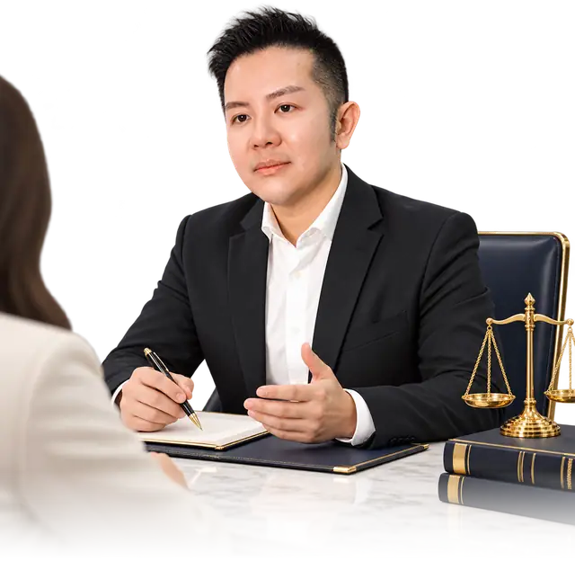 Dr Chee Hui Bing 与客户进行咨询